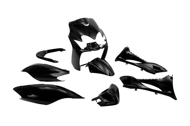 Kåpkit Yamaha Jog R (9 delar) Svart - Mopedproffsen