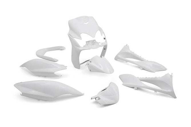 Kåpkit Yamaha Jog R (9 delar) Vit - Mopedproffsen