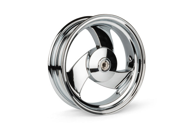 Rear Wheel (13x3.5) 3 spokes (aluminium) MBK Booster / BW's chrome