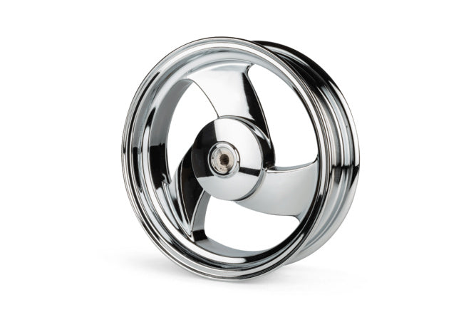 Rear Wheel (13x3.5) 3 spokes (aluminium) MBK Booster / BW's chrome