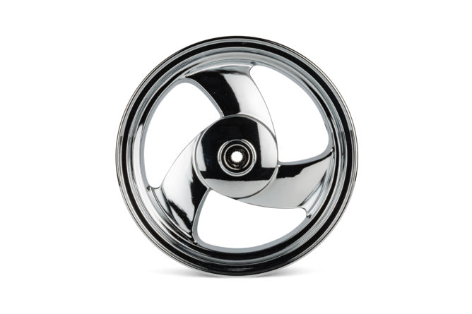 Rear Wheel (13x3.5) 3 spokes (aluminium) MBK Booster / BW's chrome