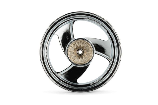 Rear Wheel (13x3.5) 3 spokes (aluminium) MBK Booster / BW's chrome