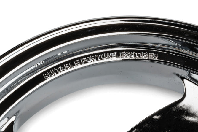Rear Wheel (13x3.5) 3 spokes (aluminium) MBK Booster / BW's chrome