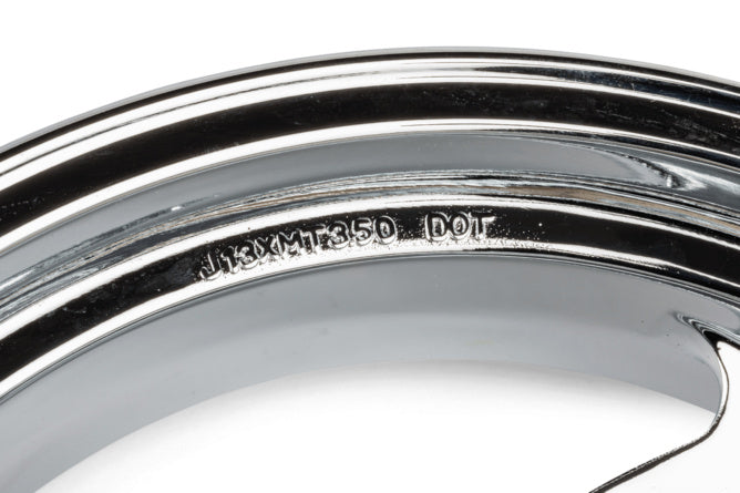 Rear Wheel (13x3.5) 3 spokes (aluminium) MBK Booster / BW's chrome
