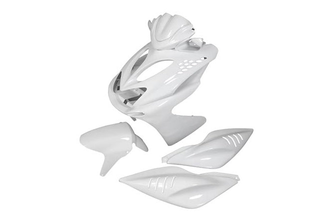 KÅPKIT YAMAHA AEROX (7 DELAR) VIT FÖRE 2013 - Mopedproffsen