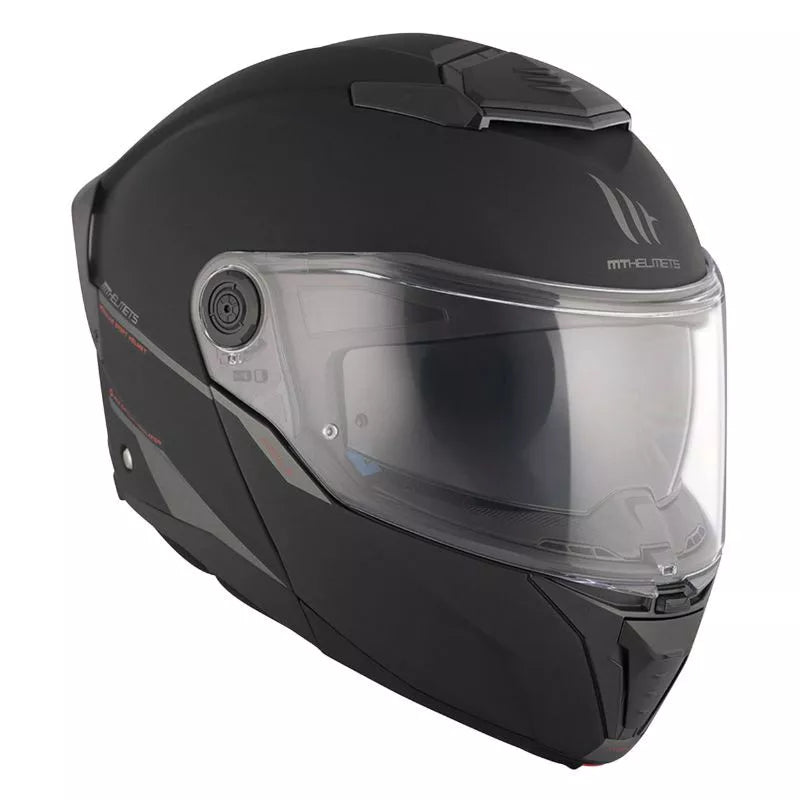 Flip-up Hjälm MT Helmets Atom 2 SV – Matt Svart