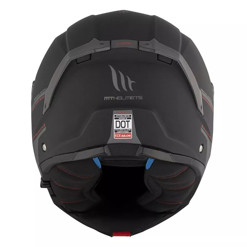 Flip-up Hjälm MT Helmets Atom 2 SV – Matt Svart