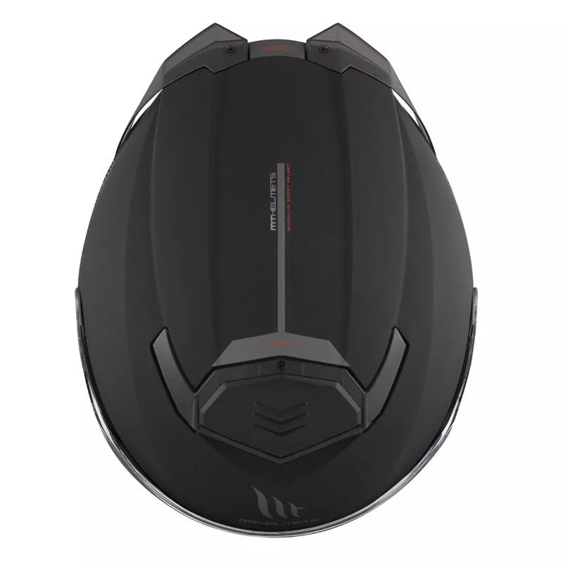 Flip-up Hjälm MT Helmets Atom 2 SV – Matt Svart