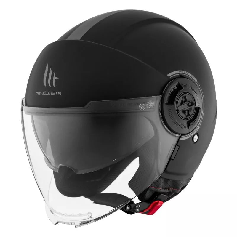 Open Face Hjälm MT Helmets Viale SV S – Matt Svart