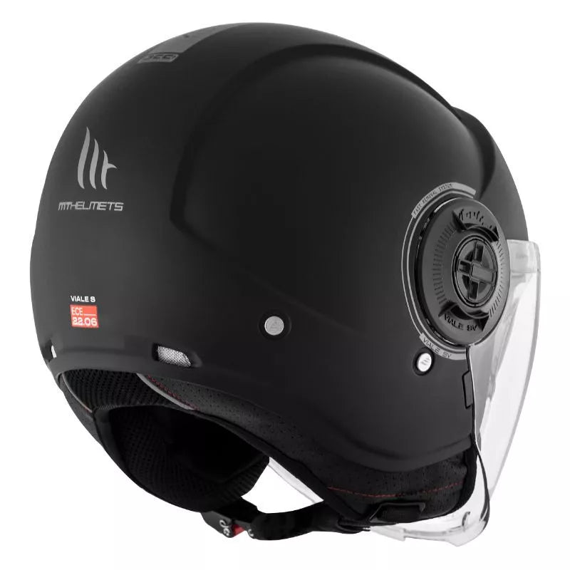 Open Face Hjälm MT Helmets Viale SV S – Matt Svart