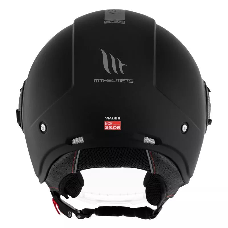 Open Face Hjälm MT Helmets Viale SV S – Matt Svart