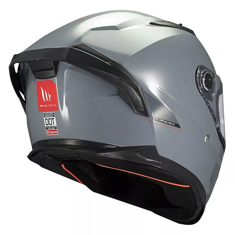 Integralhjälm MT Helmets Braker A12 – Matt Grå