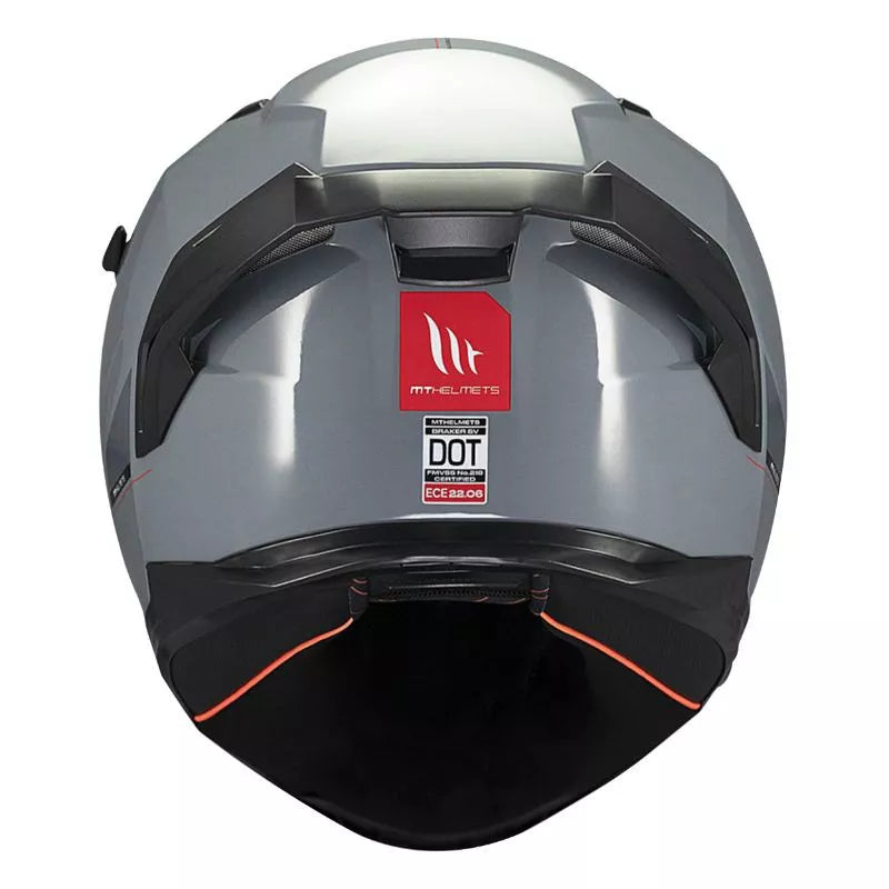 Integralhjälm MT Helmets Braker A12 – Matt Grå
