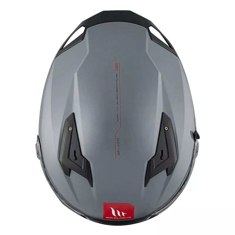 Integralhjälm MT Helmets Braker A12 – Matt Grå