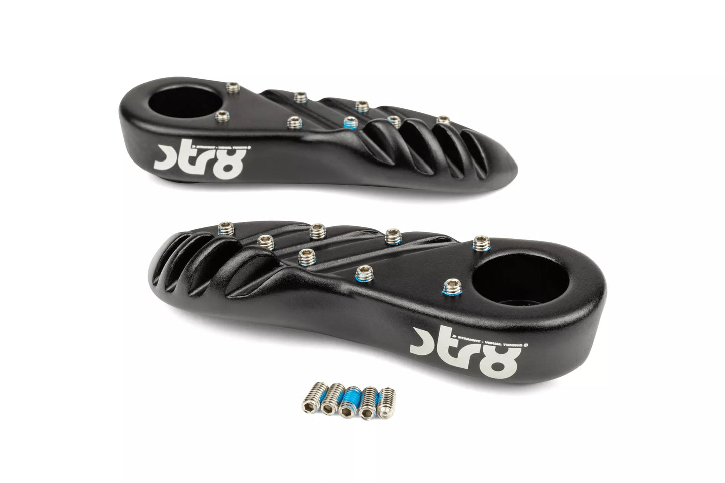 FOTPINNAR YAMAHA BWS EFTER 2004 SVART