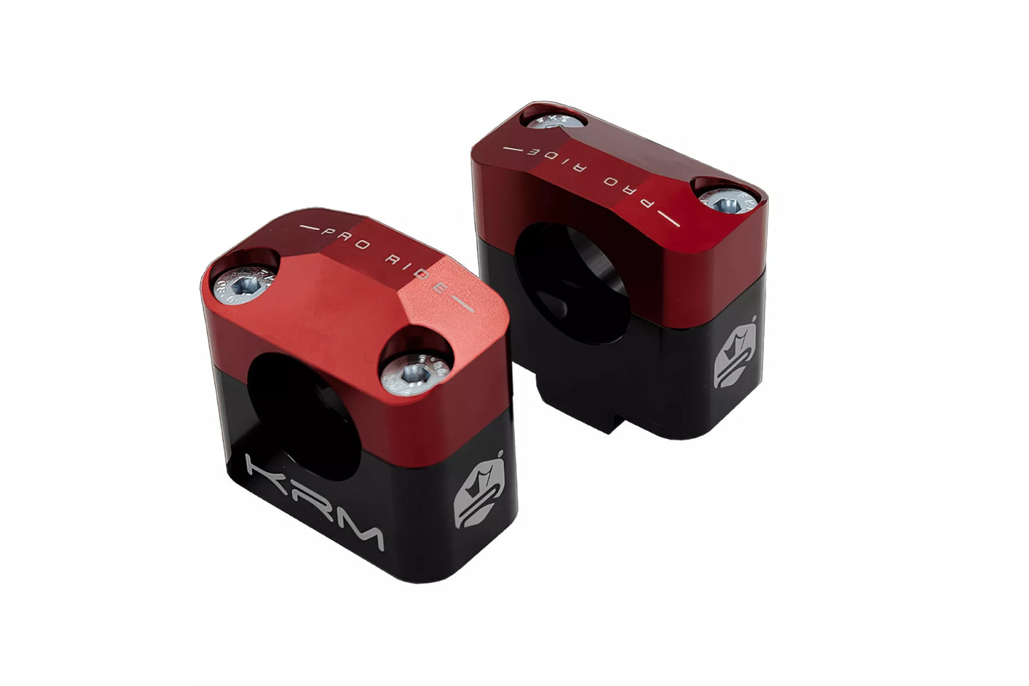 KRM STYRFÄSTEN FATBAR 28MM SVART / RÖD