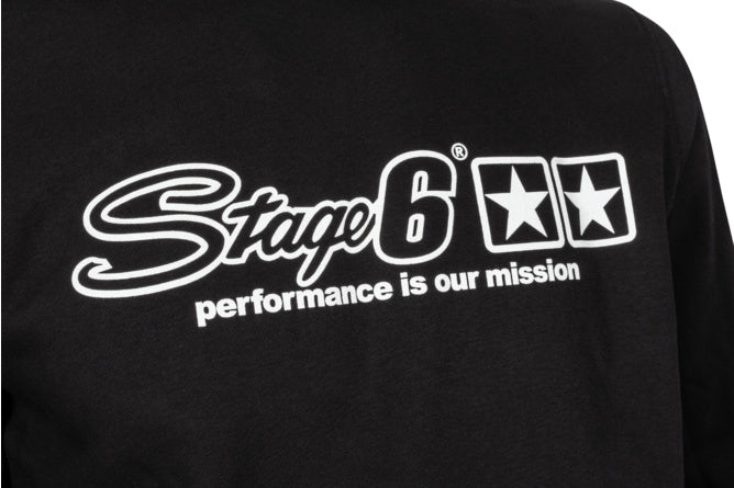 HOODIE STAGE6 SVART