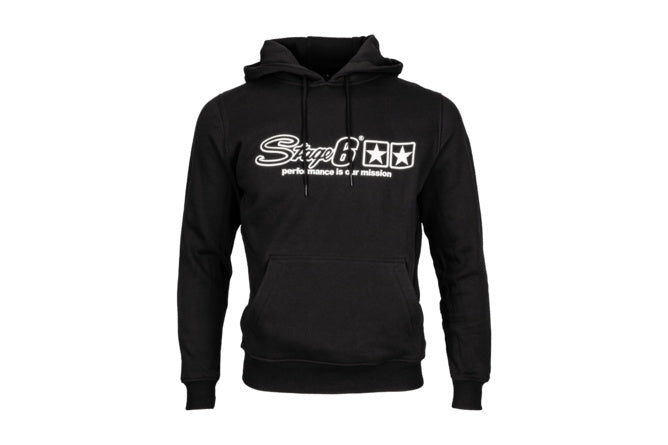 HOODIE STAGE6 SVART