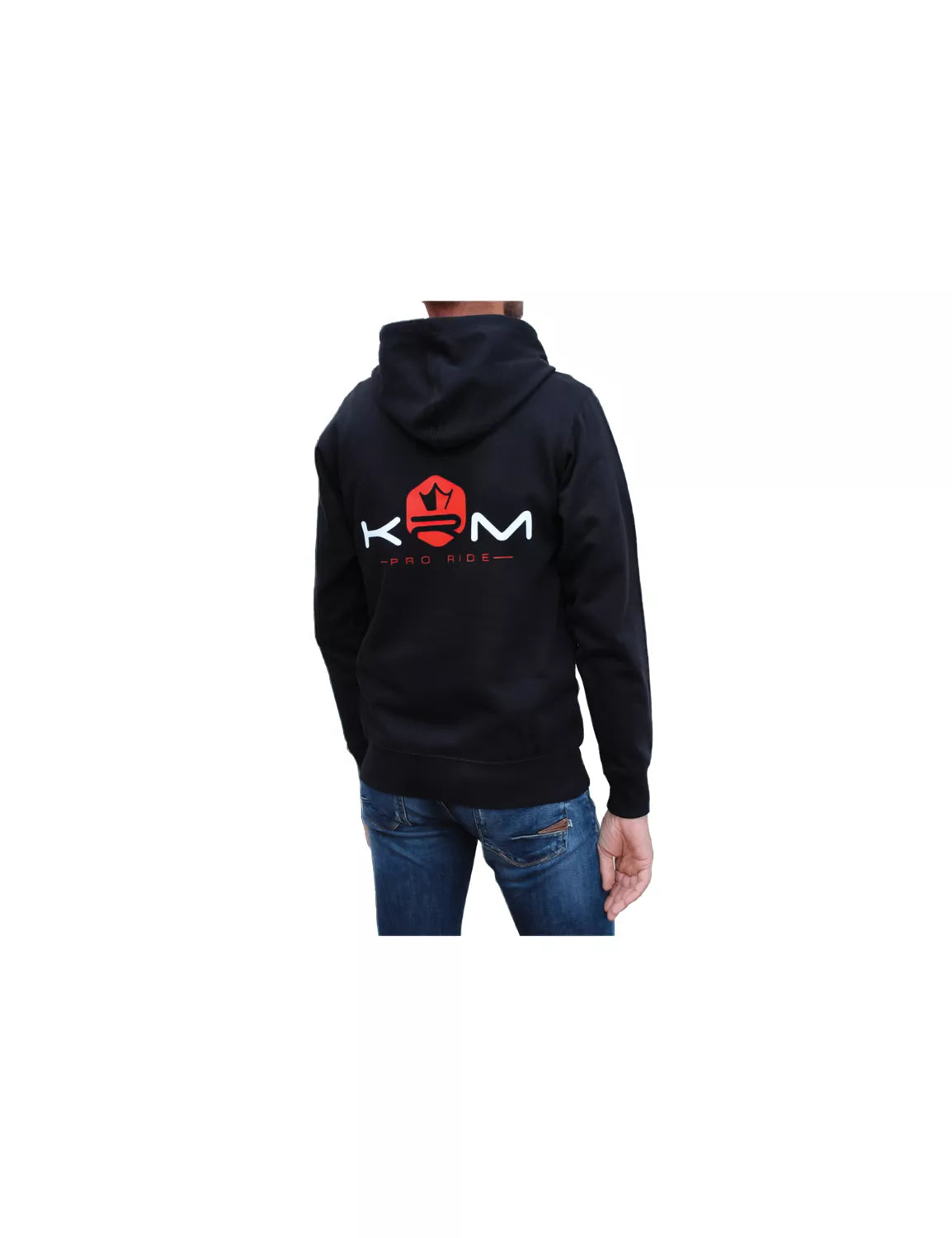 KRM PRO RIDE HOODIE SVART / RÖD