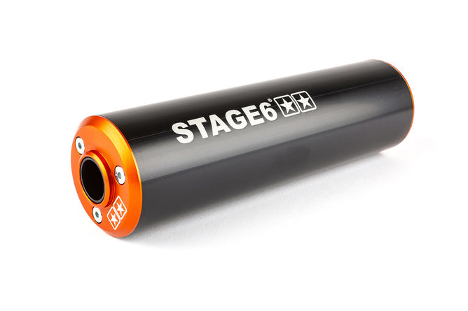 Avgassystem STAGE6 STREETRACE CHROME/ DERBI / MINARELLI AM6