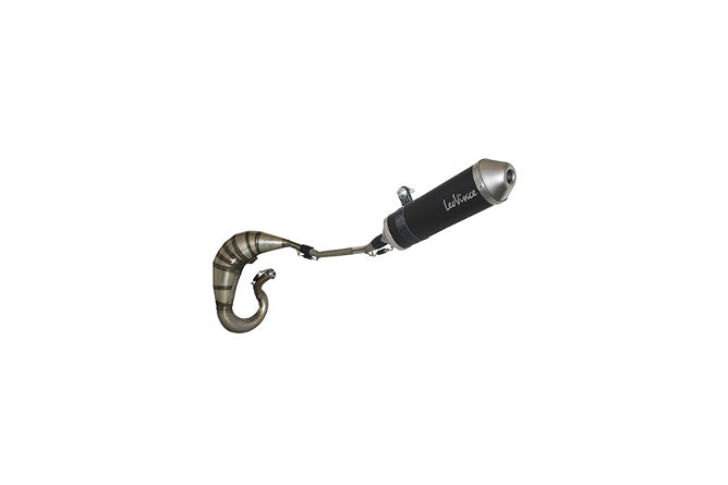 Avgassystem LEOVINCE X-FIGHT BLACK EDITION DERBI SENDA / X-TREME D50B0 - Mopedproffsen