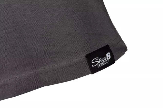 T-SHIRT STAGE6 RACING APPROVED GRÅ