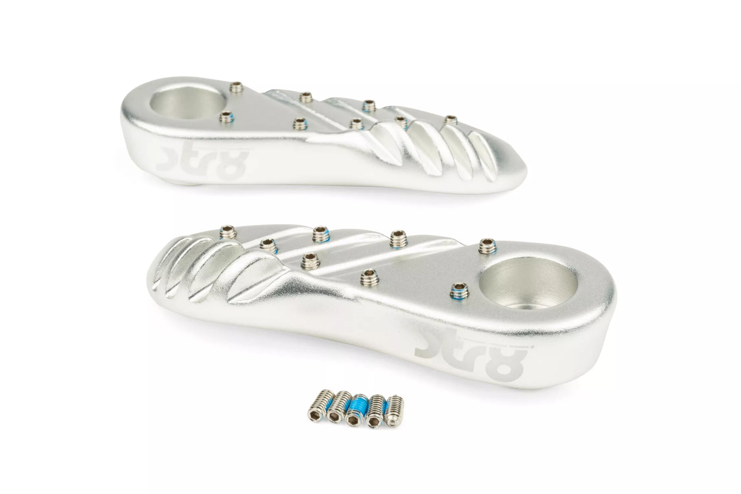 FOTPINNAR YAMAHA BWS EFTER 2004 SILVER