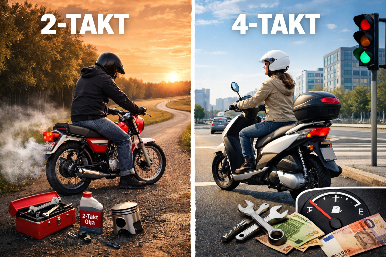 Tvåtakt eller fyrtakt, vad skall du välja?