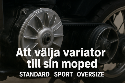 Valet av rätt variator till din moped
