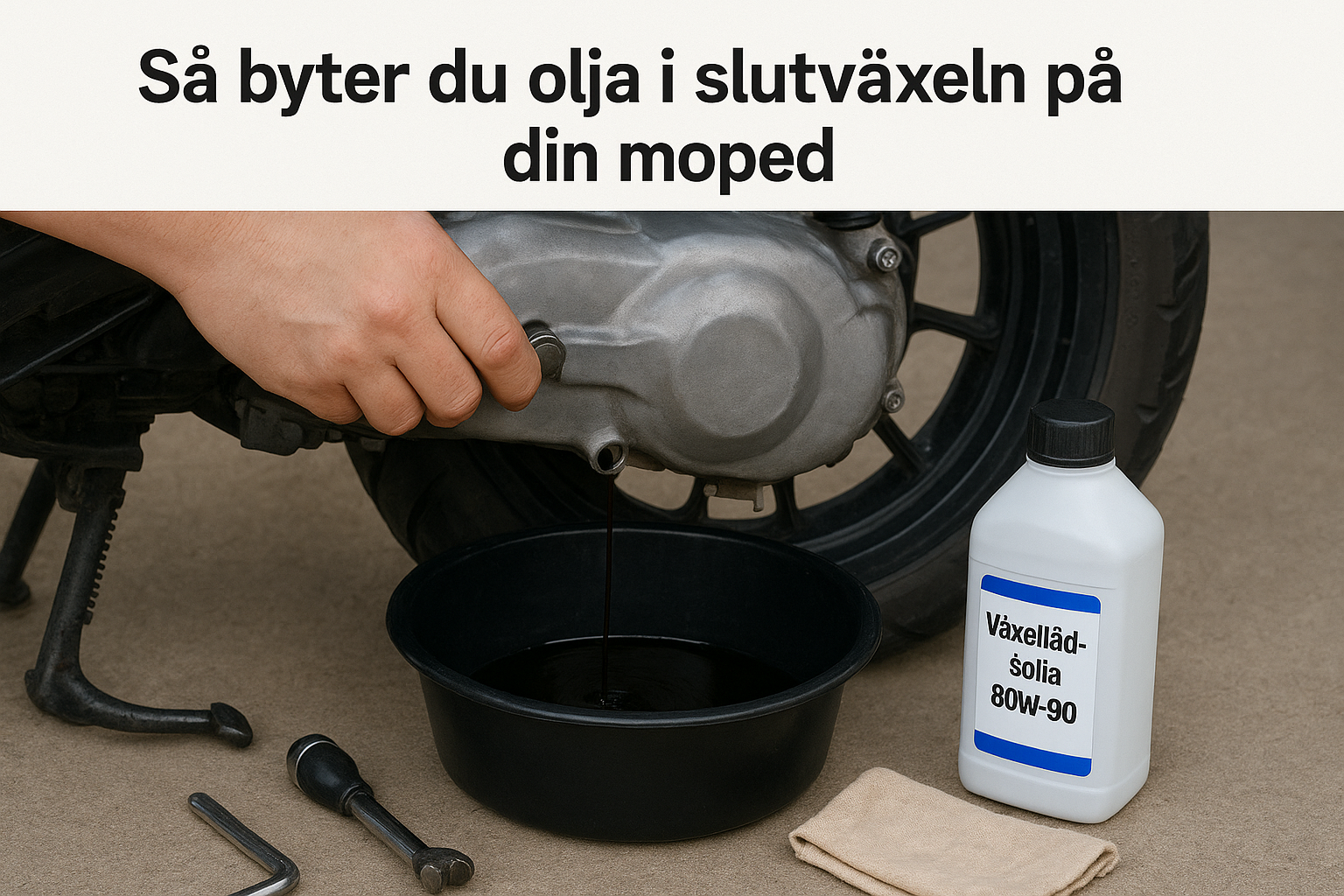 Hur du byter olja i slutväxeln- Universell guide
