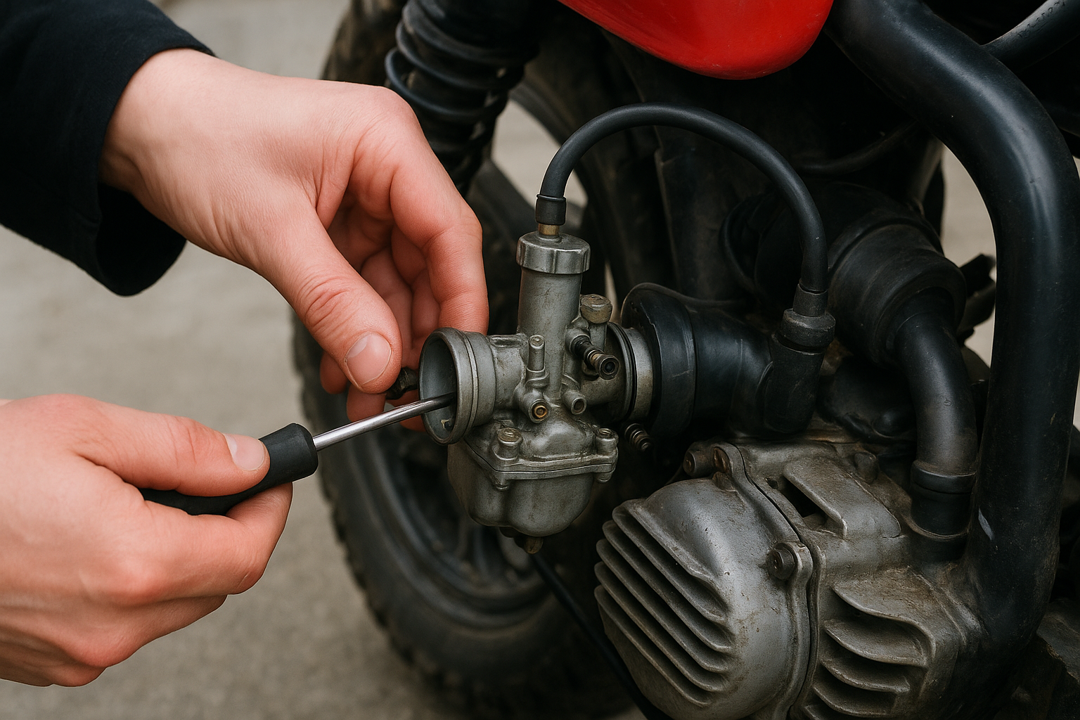 Så ställer du in förgasaren på en tvåtaktsmoped- Guide