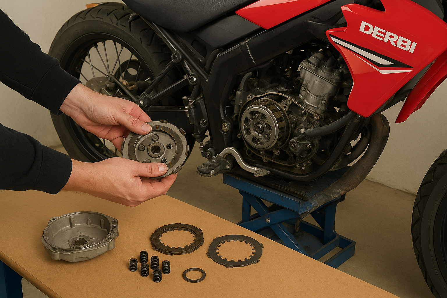 Byta lameller på Derbi och Rieju- Guide