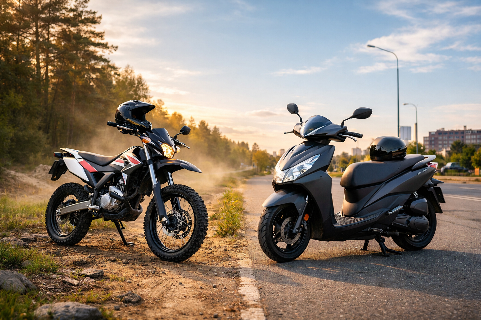 Crossmoped eller scooter – ett val som säger mer än man tro