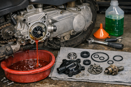 Renovera vattenpumpen på din moped! - Guide