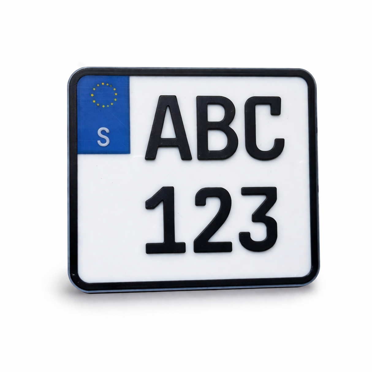 Showplate Registreringsskylt MC