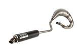 Exhaust SCR Corse Handmade Cross 50/70cc schwarz Rieju MRT 50 high mount