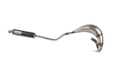 Exhaust SCR Corse Handmade Cross 50/70cc schwarz Rieju MRT 50 high mount