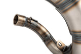 Exhaust SCR Corse Handmade Cross 50/70cc schwarz Rieju MRT 50 high mount