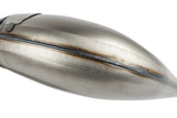 Exhaust SCR Corse Handmade Cross 50/70cc schwarz Rieju MRT 50 high mount