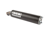 Exhaust SCR Corse Handmade Cross 50/70cc schwarz Rieju MRT 50 high mount