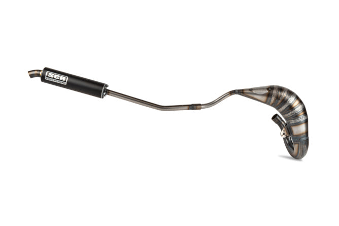 Avgassystem SCR Corse Racing Line Cross 70cc kolfiber Sherco (hög montering)