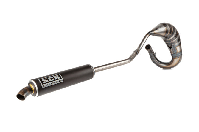 Avgassystem SCR Corse Racing Line Cross 70cc kolfiber Sherco (hög montering)