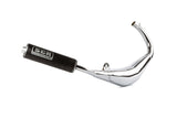 Exhaust SCR Corse SM Chrome 50cc Derbi Senda (low mount)