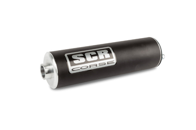 Avgassystem SCR Corse SM Chrome 50cc Derbi Senda (låg monterad)