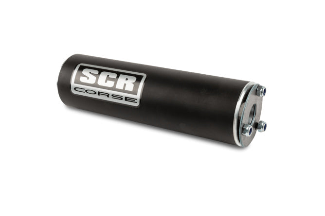 Avgassystem SCR Corse SM Chrome 50cc Derbi Senda (låg monterad)