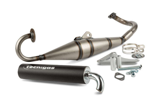 Avgassystem Tecnigas Next R Piaggio svart