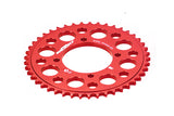Rear Sprocket aluminium CNC 420 - 39 teeth - 4 screws YCF Pit Bike red