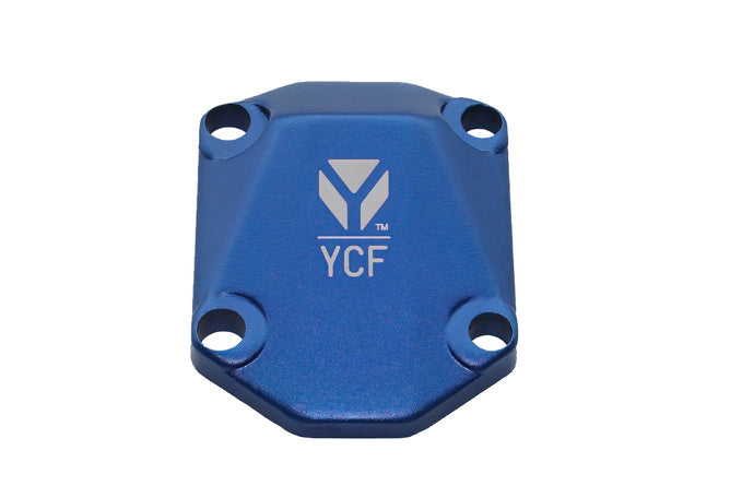 Cylindertäckning fram CNC YCF Pit Bike YX / Lifan blå