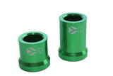 Bushings x2 front wheel 15x22x33mm et 15x22x23mm CNC Pit Bike YCF green