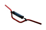 Handlebar low rise aluminium d.22mm with pad YCF Pit Bike / Dirt Bike orange